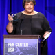 Roxane Gay is honored with the Freedom to Write Award during the PEN Center USA’s 25th Annual Literary Awards Festival at the Beverly Wilshire Four Seasons Hotel in Beverly Hills, Calif., on Nov. 16, 2015.
Frederick M. Brown/Getty Images